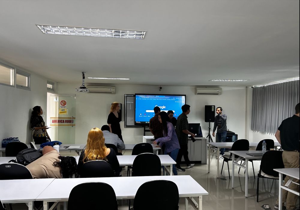 Students in Undiknas University, Bali Indonesia.